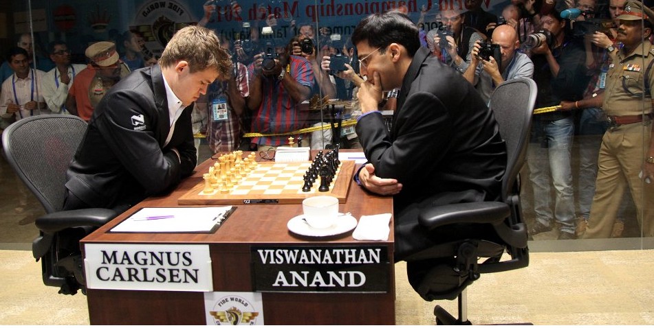 La primera partida del match Carlsen-Anand