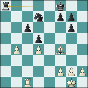 análisis jugada 30...Ta8!?