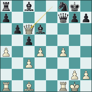 análisis jugada 17.Dc6