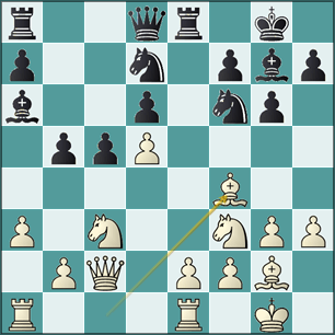 análisis jugada 14.Af4