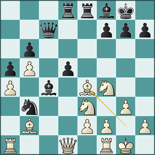 análisis jugada 22.Axe4!?