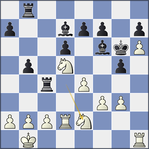 análisis jugada 22.Ce2!!