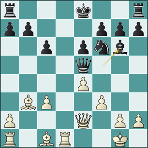 análisis jugada 15...Ag6