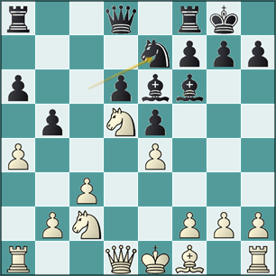 análisis jugada 14...Ce7