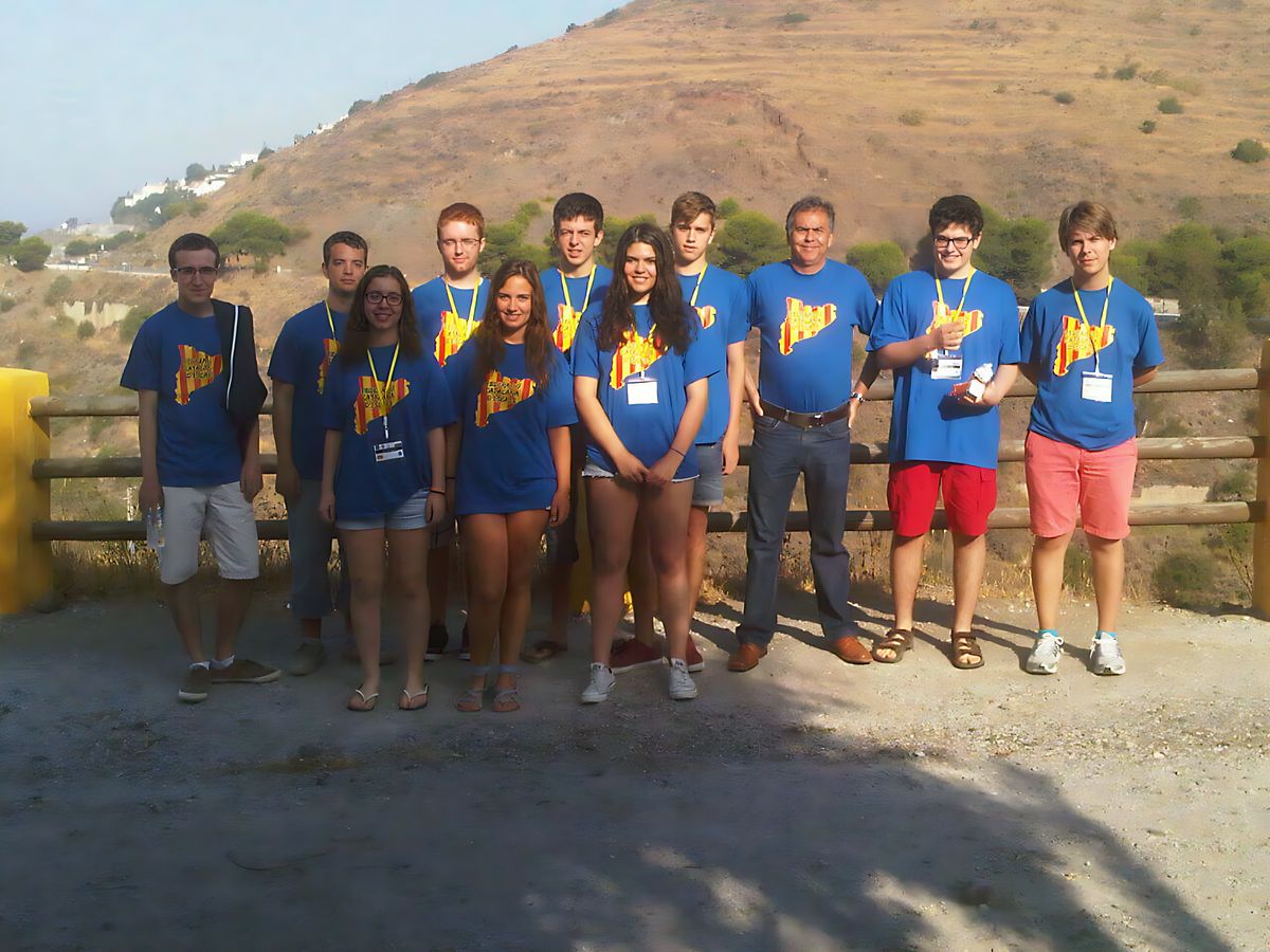 Con el equipo catalán en Salobreña