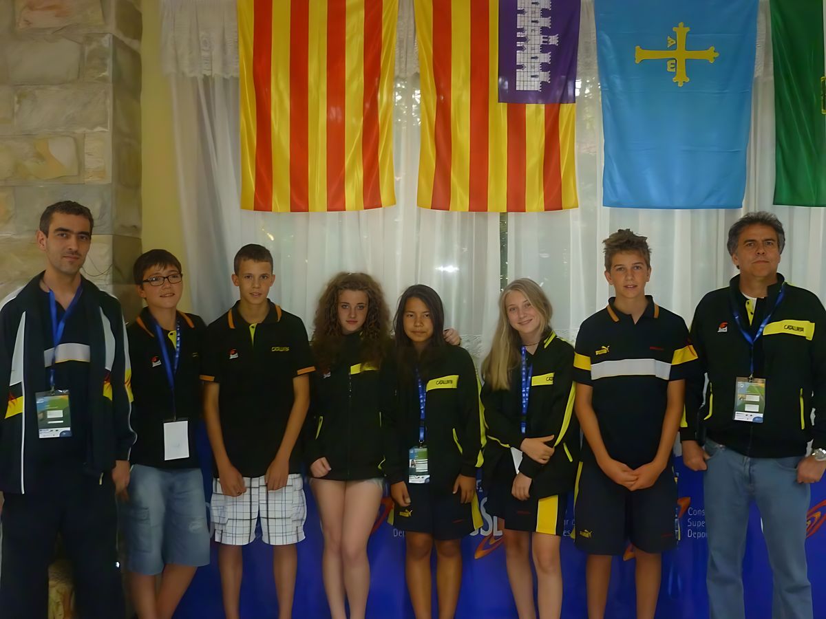 Con el equipo catalán en Padrón