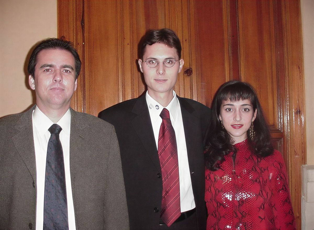 Junto a Leko y su esposa