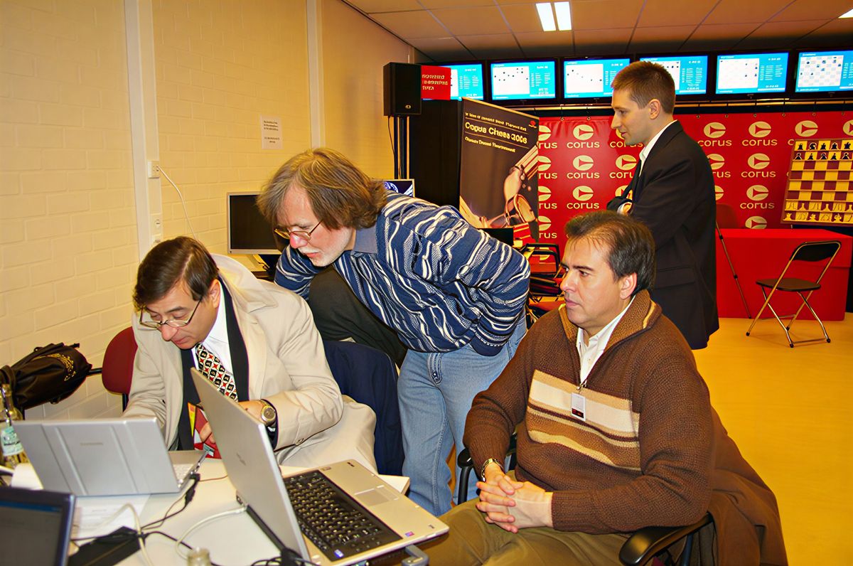 Junto a Ljubojevic y Rogers