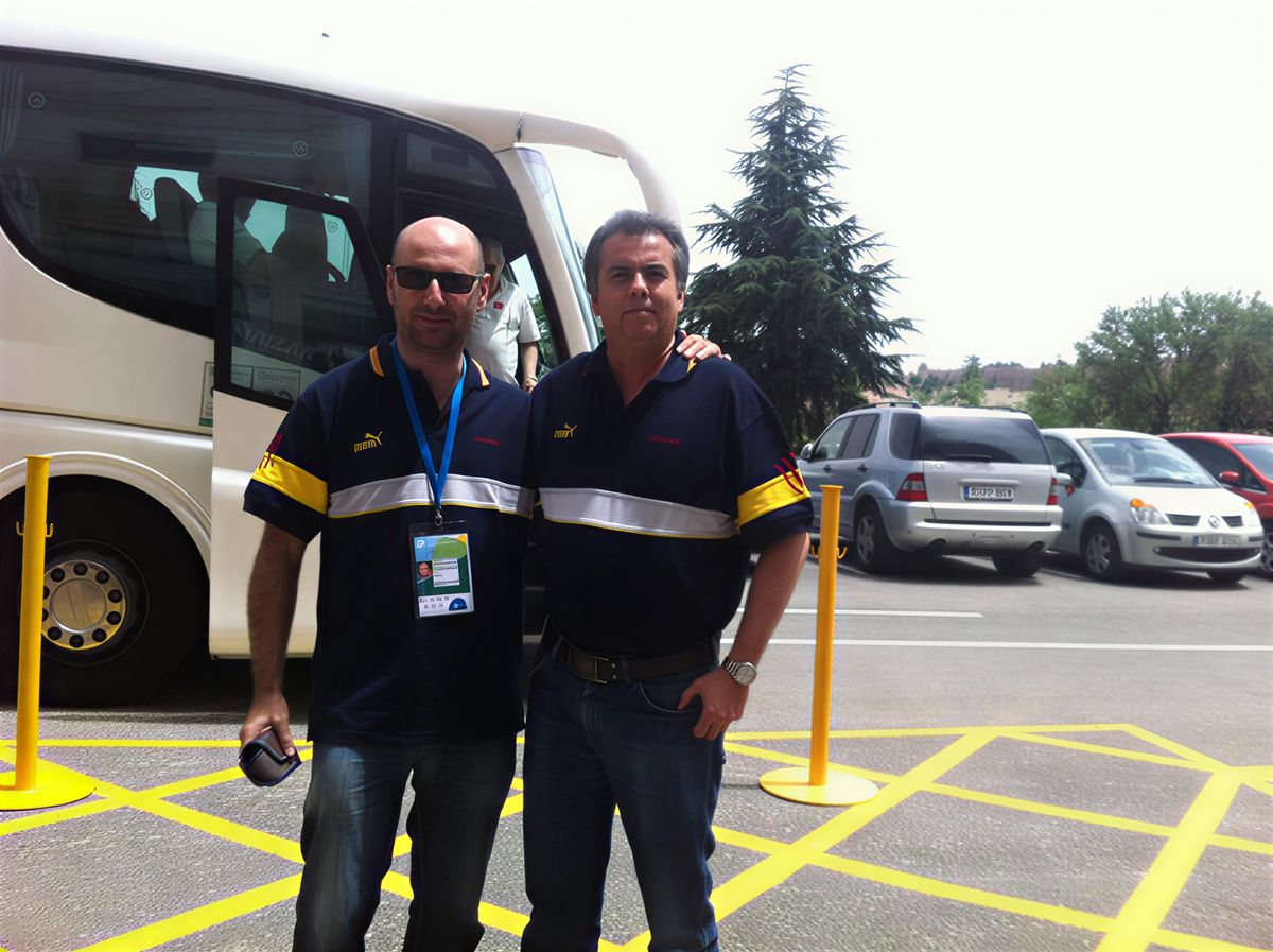 Con el MI Josep Oms en Ávila