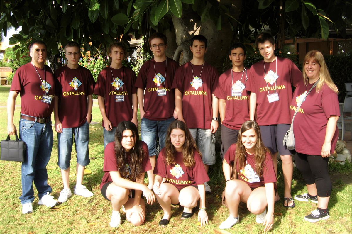 Con el equipo catalán en Salobreña 2012