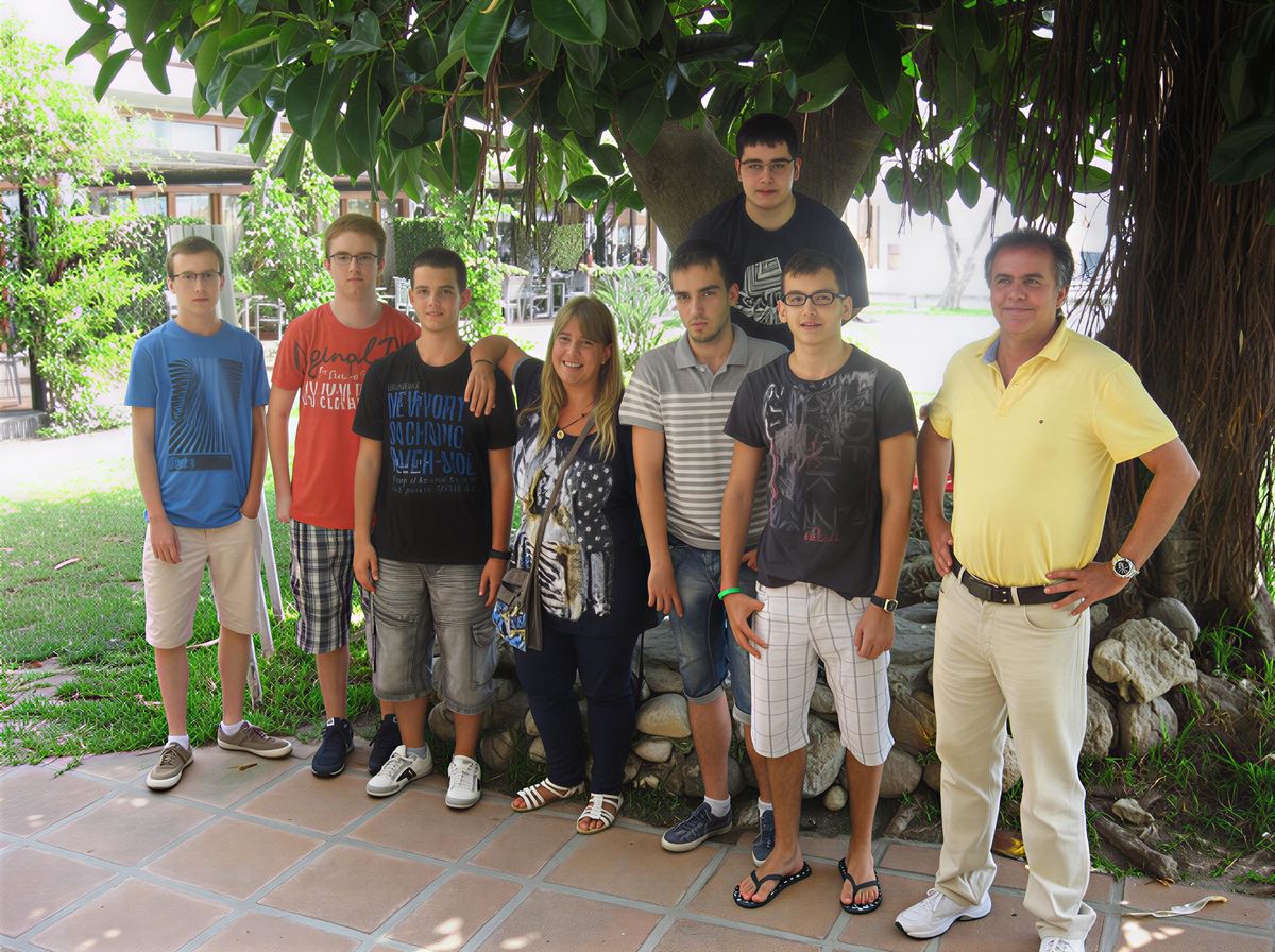 Con el equipo catalán en Salobreña 2014