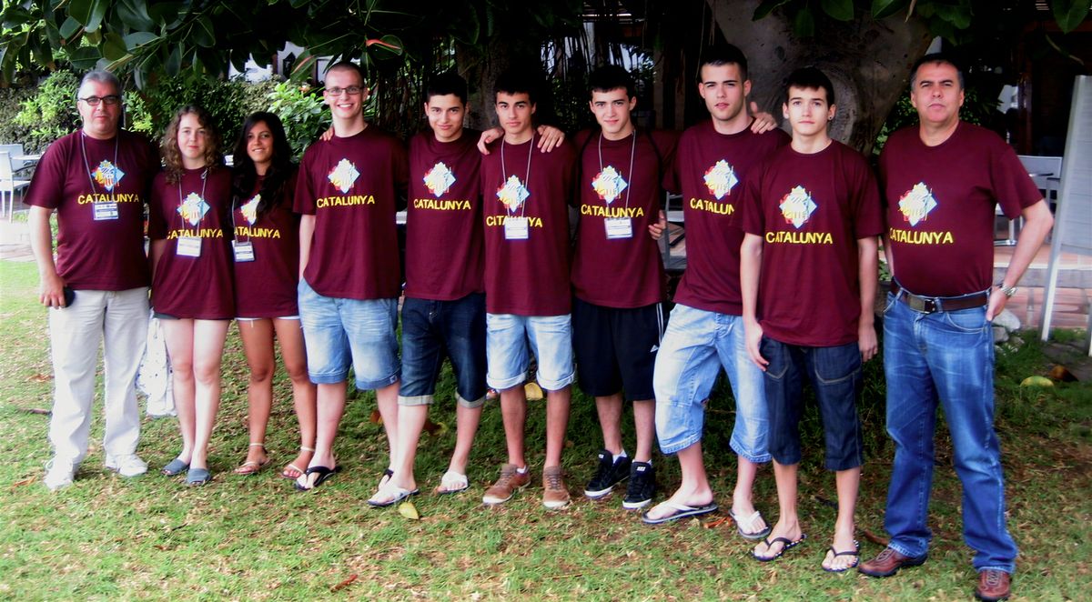 Con el equipo catalán en Salobreña 2013